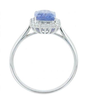Zonder minimumprijs - Ring - 14 karaat Witgoud - 2.09ct. tw.
