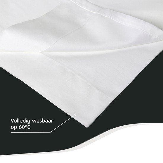 2dekans | Home by TEMPUR® - Topper Hoeslaken - Wit - 90 x, Maison & Meubles, Chambre à coucher | Linge de lit, Enlèvement ou Envoi