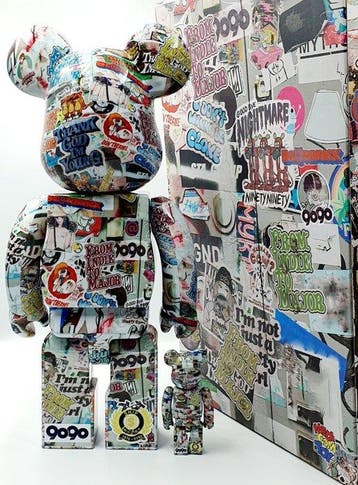 Medicom Toy - Be@rbrick 400% + 100% x 9090 x S.H.I.P & Crew