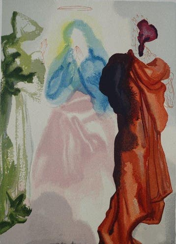 Salvador Dali (1904-1989) - Paradis 33 : Prière de saint