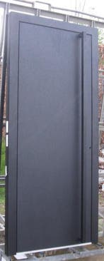 aluminium voordeur , buitendeur , deur 100 x 220 zwart, Doe-het-zelf en Bouw, 80 tot 100 cm, 215 cm of meer, Nieuw, Ophalen of Verzenden