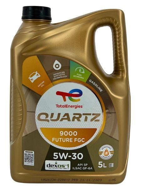 Total Quartz 9000 Future FGC 5W30 5 Liter, Auto diversen, Onderhoudsmiddelen, Ophalen of Verzenden