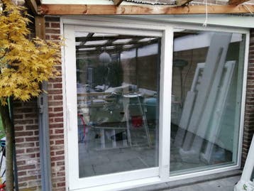 HEFSCHUIFRAMEN in hout  -  VOORDEELPRIJZEN, Doe-het-zelf en Bouw, Ophalen, 225 cm of meer, Nieuw, 150 tot 225 cm