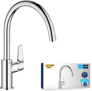 Grohe Keukenkraan 360 | -24% Retour Deal | Snel besparen, Verzenden, Zo goed als nieuw, Minder dan 100 cm