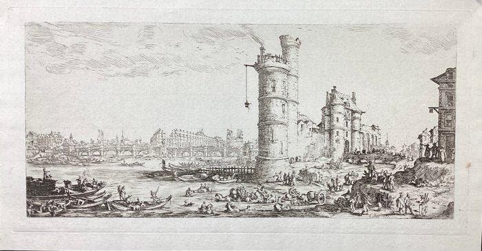 Jacques Callot (1592-1635) - La Tour de Nesle, Antiek en Kunst, Antiek | Overige Antiek