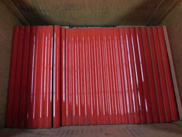 Listel Rood 1.2x20 cm, Doe-het-zelf en Bouw, Nieuw, 20 tot 40 cm, Wandtegels, Keramiek