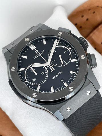Hublot - Classic Fusion Chronograph Automatic Ceramic -, Handtassen en Accessoires, Horloges | Heren, Nieuw