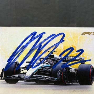 Mercedes - Topps Eccellenza Macchina Da Corsa Signed - F1