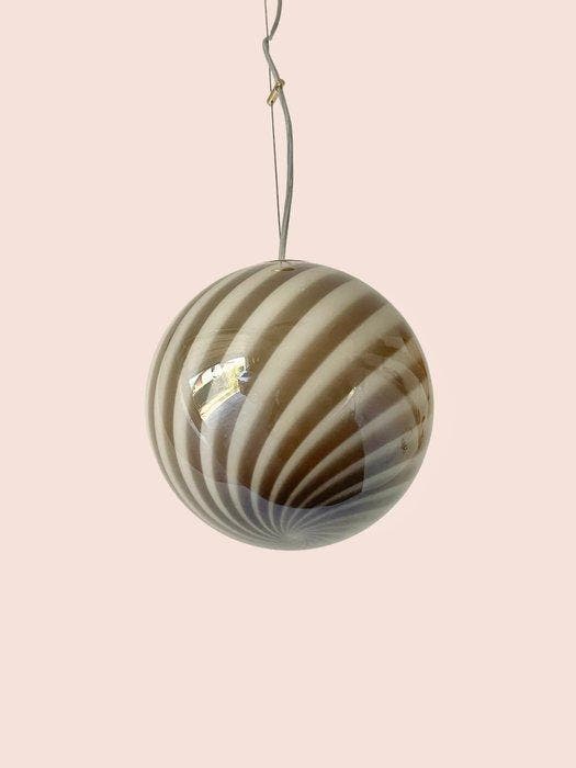 MIMU interior - Lustre - Tourbillon beige-brun - Verre de, Antiquités & Art, Art | Objets design