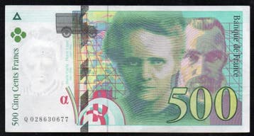 France Frankreich Pick 160 500 Francs Pierre Et Marie Cur..., Verzenden, België
