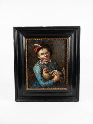 Ecole Flamande (XVII-XVIII), Navolger van - Vieil homme au