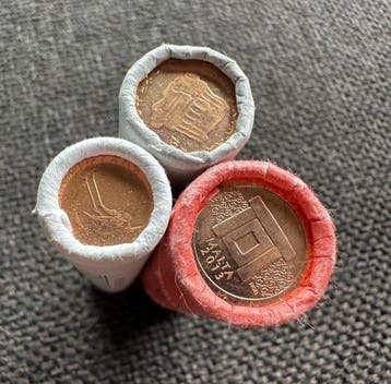 Europa. Coin Roll 2002/2015 (14 rollen) (Zonder