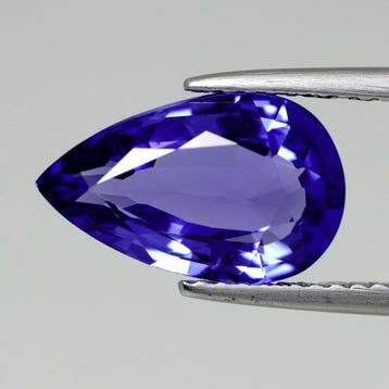 1 pcs Bleu, Violet Tanzanite - 3.18 ct - International