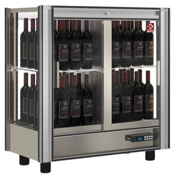 Wijnkoelvitrine | Doorgeefsysteem | 216L (64x 75cl) |, Verzenden, Nieuw in verpakking