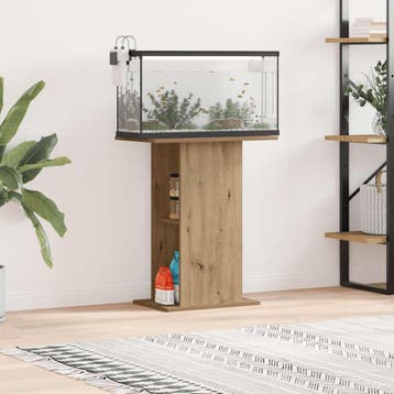 vidaXL Aquariumstandaard Artisan Eikenhout 36x60,5x72,5 cm, Dieren en Toebehoren, Verzenden, Nieuw