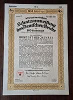 Duitsland. 1 x 100 + 500 + 1000 Reichsmark 1937