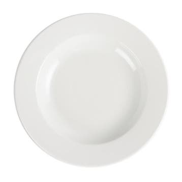 Diepe Borden | WHITEWARE | Porselein | Wit | 6 Stuks |, Verzenden, Nieuw in verpakking