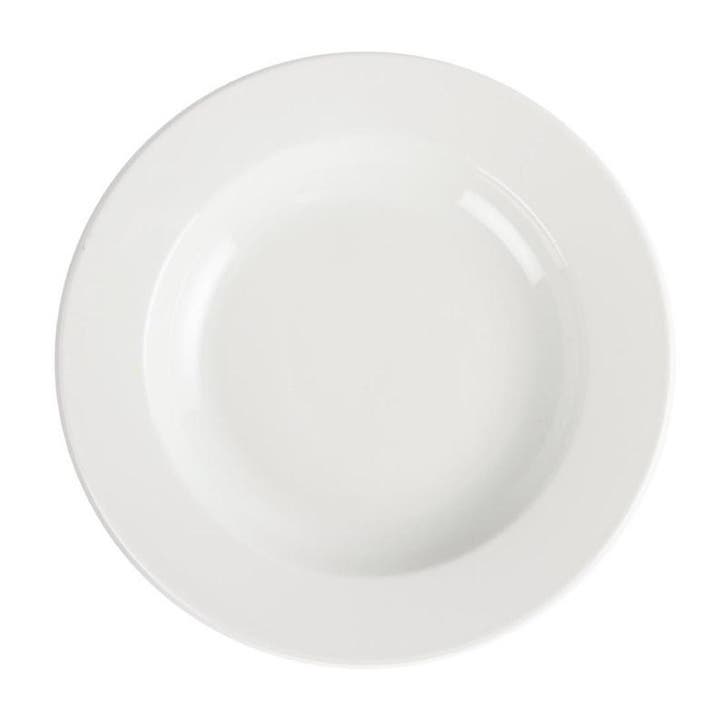 Diepe Borden | WHITEWARE | Porselein | Wit | 6 Stuks |, Zakelijke goederen, Horeca | Keukenapparatuur, Nieuw in verpakking, Verzenden