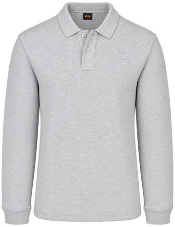 BOSS Petempestolong Polo Grijs maat Maat 48/50 (M) Heren, Kleding | Heren, BOSS, Nieuw, Grijs, Verzenden