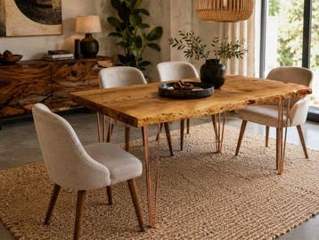 Eettafel - Cedar - Ambachtelijke console