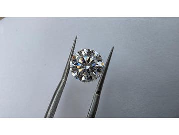 Veiling - Diamant briljant 3.40 crt ( IGI gecertificeerd ), Handtassen en Accessoires, Nieuw