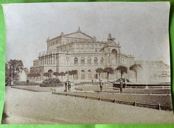 F. Edlich - Dresda - Coppia di splendide fotografie antiche, Antiek en Kunst