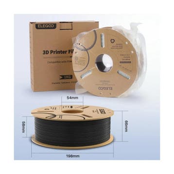 ELEGOO PLA+ filament 1,75 mm wit 1 kg (Printers en hardware), Ophalen of Verzenden, Nieuw