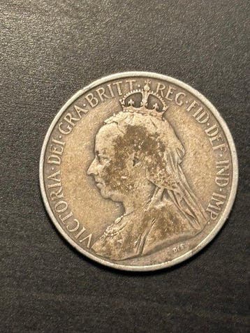 Chypre. Victoria. 18 Piastres 1901 (Sans prix de réserve), Postzegels en Munten