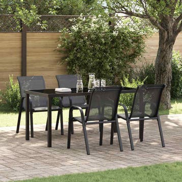 Stapelbare stoelen | Tweede kansje | OP = OP (tuinstoelen), Tuin en Terras, Verzenden, Zo goed als nieuw, Textileen, Stapelbaar