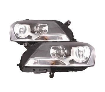 Phares Pour Volkswagen Vw Passat 10-14 Fond Noir, Verzenden