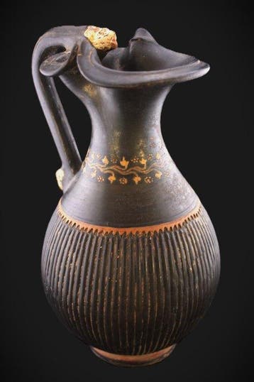 Oud-Grieks, Magna Graecia Keramiek Oinochoe de Ghantia, IVe