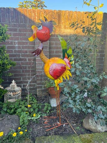 Iron Art - Sculptuuur voor buiten, Dodo vogel – metalen