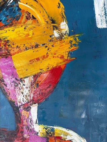 Hoang Anh (1984) - Linconnu 120 100 cm, Antiek en Kunst