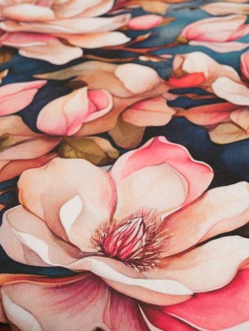 5,20 X 1,50 m TexStilArt - Magnolia Bloom - Exclusieve stof