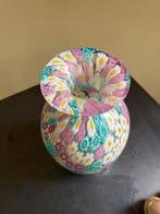 Murano - Vaas - Glas - Veelkleurige murrine, Antiquités & Art