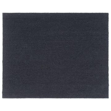 vidaXL Deurmat 80x100 cm getufte kokosvezel donkergrijs, Verzenden