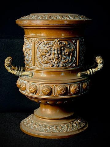 Champagne koeler - Metaal - koper (gebronzeerd of verguld) -