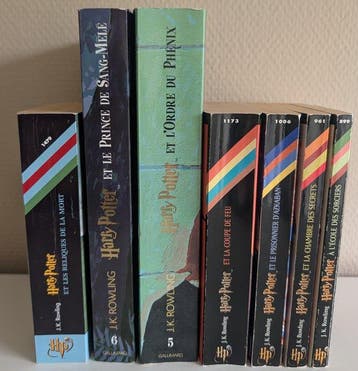 J.K. Rowling - Harry Potter, Complete Serie van 7 Boeken -