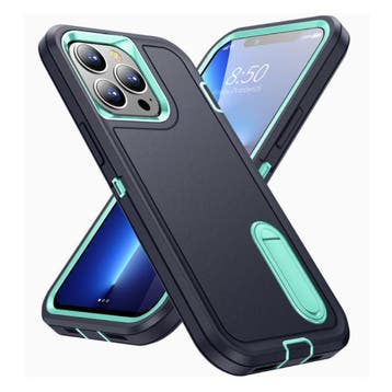 iPhone 13 Mini Armor Hoesje met Kickstand - Shockproof Cover, Verzenden, Nieuw