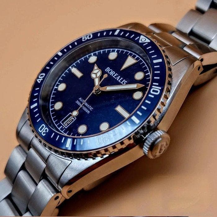 Borealis - Bull Shark V2 Date - BBSV2BC - Unisexe -, Handtassen en Accessoires, Horloges | Heren