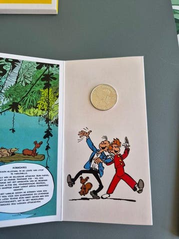 Belgique. 5 Euro 2013 Spirou - Robbedoes ( 2 coincards, Postzegels en Munten