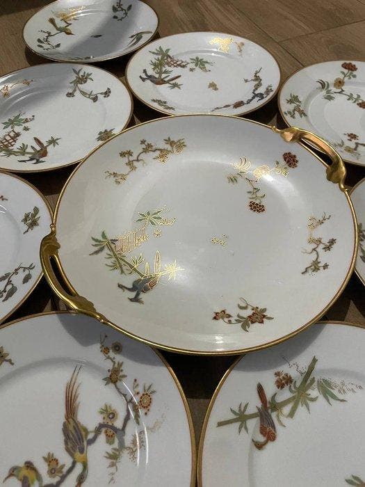 Richard Ginori - Gio Ponti - Dessertservies (13) - Porselein, Antiek en Kunst, Antiek | Meubels | Tafels