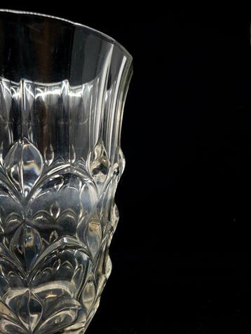 Val Saint Lambert - Vase - Ronald - Verre - Dans le, Antiquités & Art