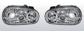 Koplampen Golf 4 | Sport-Look | Xenon look lens | chroom, Auto-onderdelen, Verzenden, Nieuw, Volkswagen