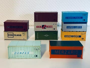 Lima H0 - Ensemble de wagons de marchandises pour trains, Hobby en Vrije tijd, Nieuw