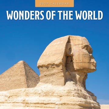 Red Robin Wall Kalender 2027 - Wonders of the World, Ophalen of Verzenden