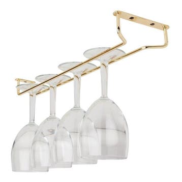 Glasrek | Gepolijst Messing | Lengte 410mm Gastronoble, Verzenden, Nieuw in verpakking
