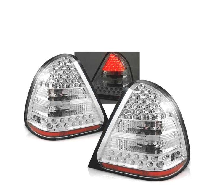 FEUX ARRIÈRE POUR MERCEDES W202 93-00 LED CHROMÉ, Autos : Pièces & Accessoires, Éclairage, Envoi