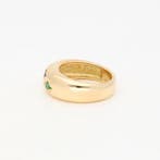 Ring - 18 karaat Geel goud - Smaragd/Robijn/Saffier, Nieuw
