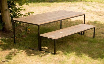 Industriële eettafel - Design tafels, Huis en Inrichting, Nieuw